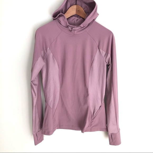 Fabletics Alecia Pullover Hoodie Top Long Sleeve Rose Pink - Picture 2 of 9